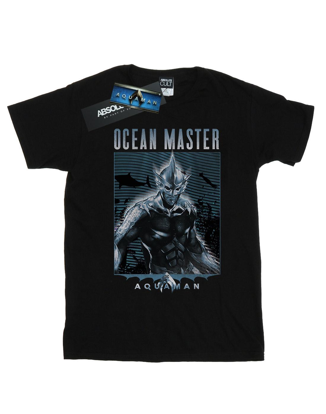 Black - Front - DC Comics Mens Aquaman Ocean Master T-Shirt