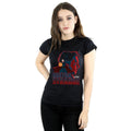 Black - Back - Avengers Infinity War Womens-Ladies Doctor Strange Cotton T-Shirt