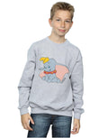 Sports Grey - Back - Dumbo Boys Classic Cotton Sweatshirt