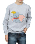 Sports Grey - Side - Dumbo Boys Classic Cotton Sweatshirt