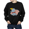 Black - Front - Dumbo Boys Classic Cotton Sweatshirt