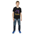 Black - Side - Avengers Infinity War Boys Thanos Cotton T-Shirt