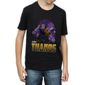 Black - Pack Shot - Avengers Infinity War Boys Thanos Cotton T-Shirt