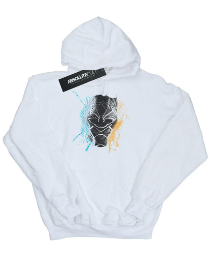 White - Front - Marvel Mens Black Panther Splash Hoodie