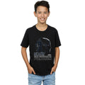 Black - Back - Avengers Infinity War Boys Black Panther Cotton T-Shirt