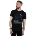 Black - Back - Avengers Infinity War Mens Black Panther Cotton T-Shirt
