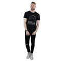 Black - Side - Avengers Infinity War Mens Black Panther Cotton T-Shirt