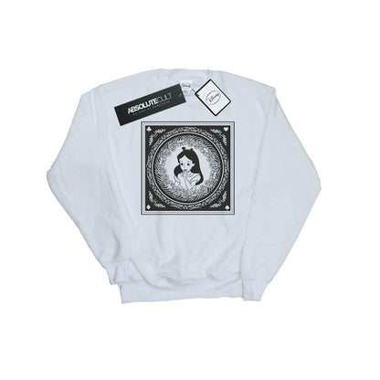 White - Front - Disney Boys Alice In Wonderland Box Sweatshirt