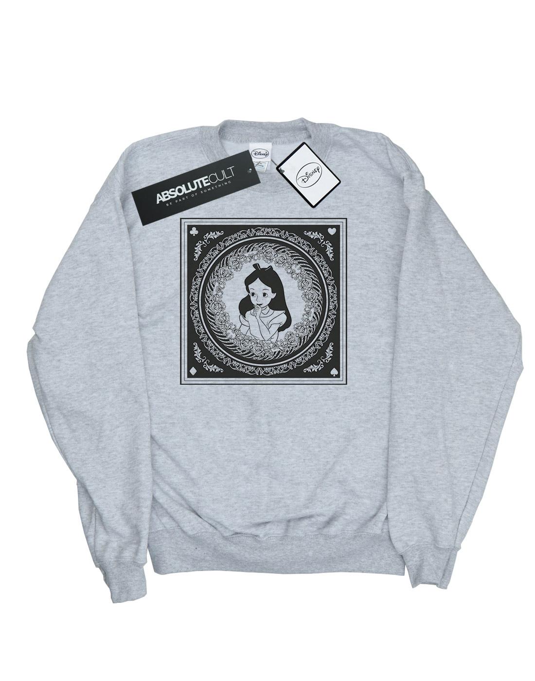 Sports Grey - Front - Disney Boys Alice In Wonderland Box Sweatshirt