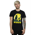 Black - Back - Avengers Infinity War Mens Black Widow Cotton T-Shirt
