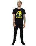 Black - Close up - Avengers Infinity War Mens Black Widow Cotton T-Shirt