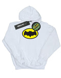 White - Front - DC Comics Mens Batman TV Series Logo Hoodie