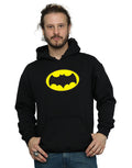 Black - Back - DC Comics Mens Batman TV Series Logo Hoodie