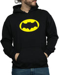 Black - Side - DC Comics Mens Batman TV Series Logo Hoodie