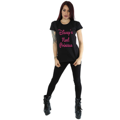Black - Side - Disney Princess Womens-Ladies Next Princess Cotton T-Shirt
