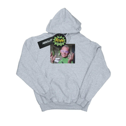 Sports Grey - Front - DC Comics Mens Batman TV Series The Riddler Photgraph Hoodie