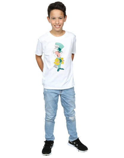 White - Lifestyle - Disney Boys Alice In Wonderland Mad Hatter Classic T-Shirt