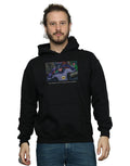 Black - Back - DC Comics Mens Batman TV Series Mean Cape Hoodie