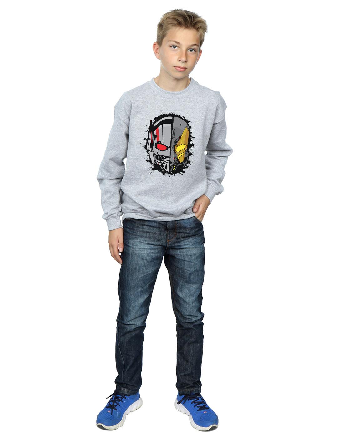 Sports Grey - Lifestyle - Marvel Boys Ant-Man Split Helmet Sweatshirt
