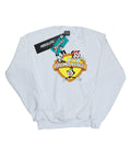 White - Front - Animaniacs Girls Logo Crest Sweatshirt