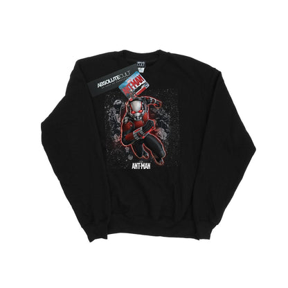 Black - Front - Marvel Boys Ant-Man Ants Running Sweatshirt