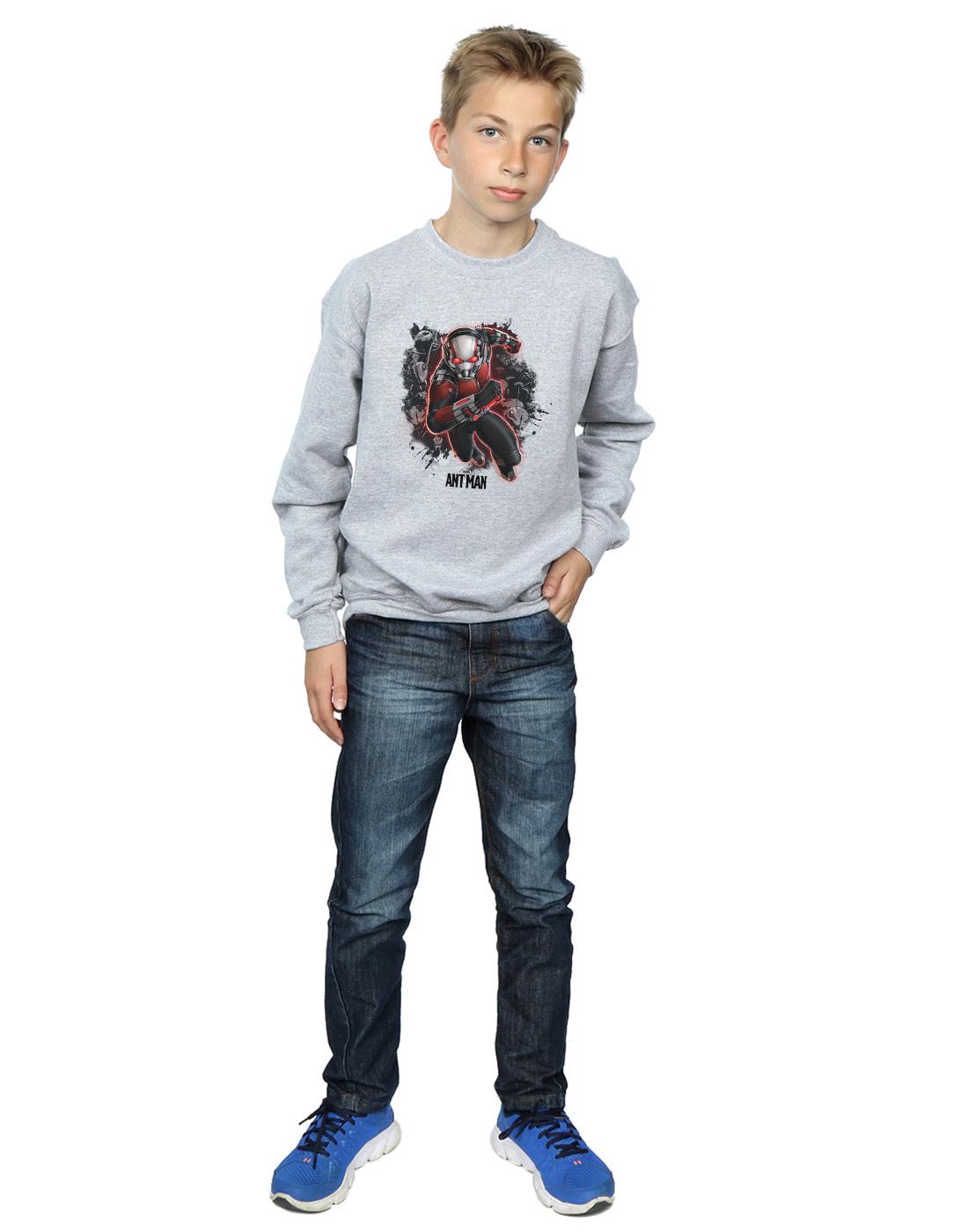 Sports Grey - Lifestyle - Marvel Boys Ant-Man Ants Running Sweatshirt