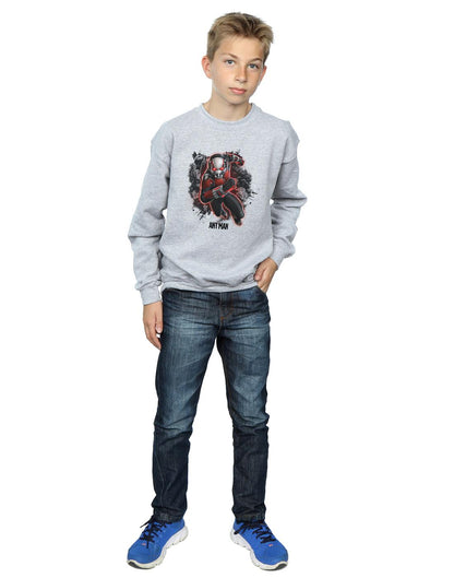 Sports Grey - Lifestyle - Marvel Boys Ant-Man Ants Running Sweatshirt