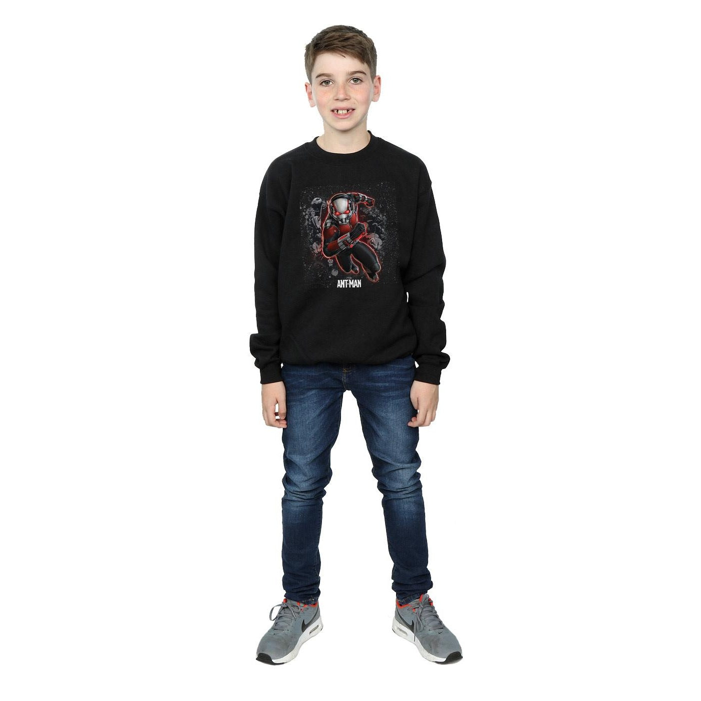 Black - Lifestyle - Marvel Boys Ant-Man Ants Running Sweatshirt