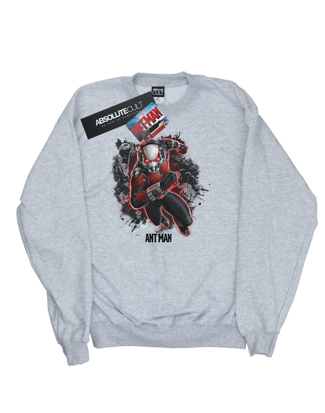 Sports Grey - Front - Marvel Boys Ant-Man Ants Running Sweatshirt
