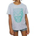 Sports Grey - Side - Black Panther Girls Cotton T-Shirt