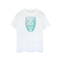 White - Front - Black Panther Girls Cotton T-Shirt