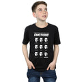 Black - Back - The Big Bang Theory Boys Sheldon Emotions Cotton T-Shirt