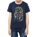 Navy Blue - Side - Avengers Infinity War Boys Team Cotton T-Shirt