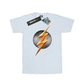 White - Front - Flash Womens-Ladies Logo Cotton Boyfriend T-Shirt