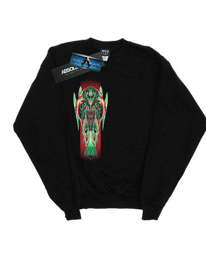 Black - Front - DC Comics Boys Aquaman Queen Atlanna Sweatshirt