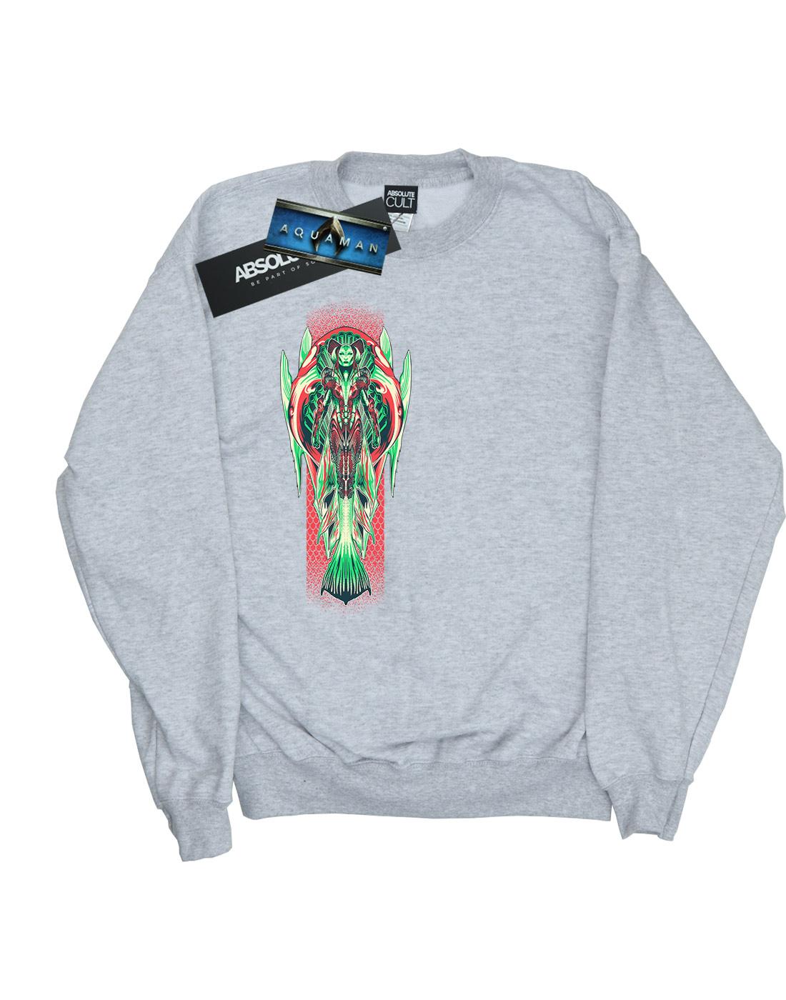 Sports Grey - Front - DC Comics Boys Aquaman Queen Atlanna Sweatshirt
