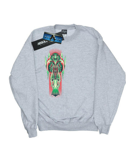 Sports Grey - Front - DC Comics Boys Aquaman Queen Atlanna Sweatshirt