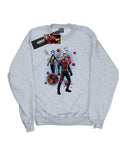 Sports Grey - Front - Marvel Girls Ant-Man And The Wasp Particle Pose Sweatshirt