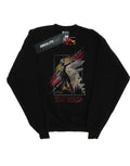 Black - Front - Marvel Girls Ant-Man And The Wasp Framed Wasp Sweatshirt