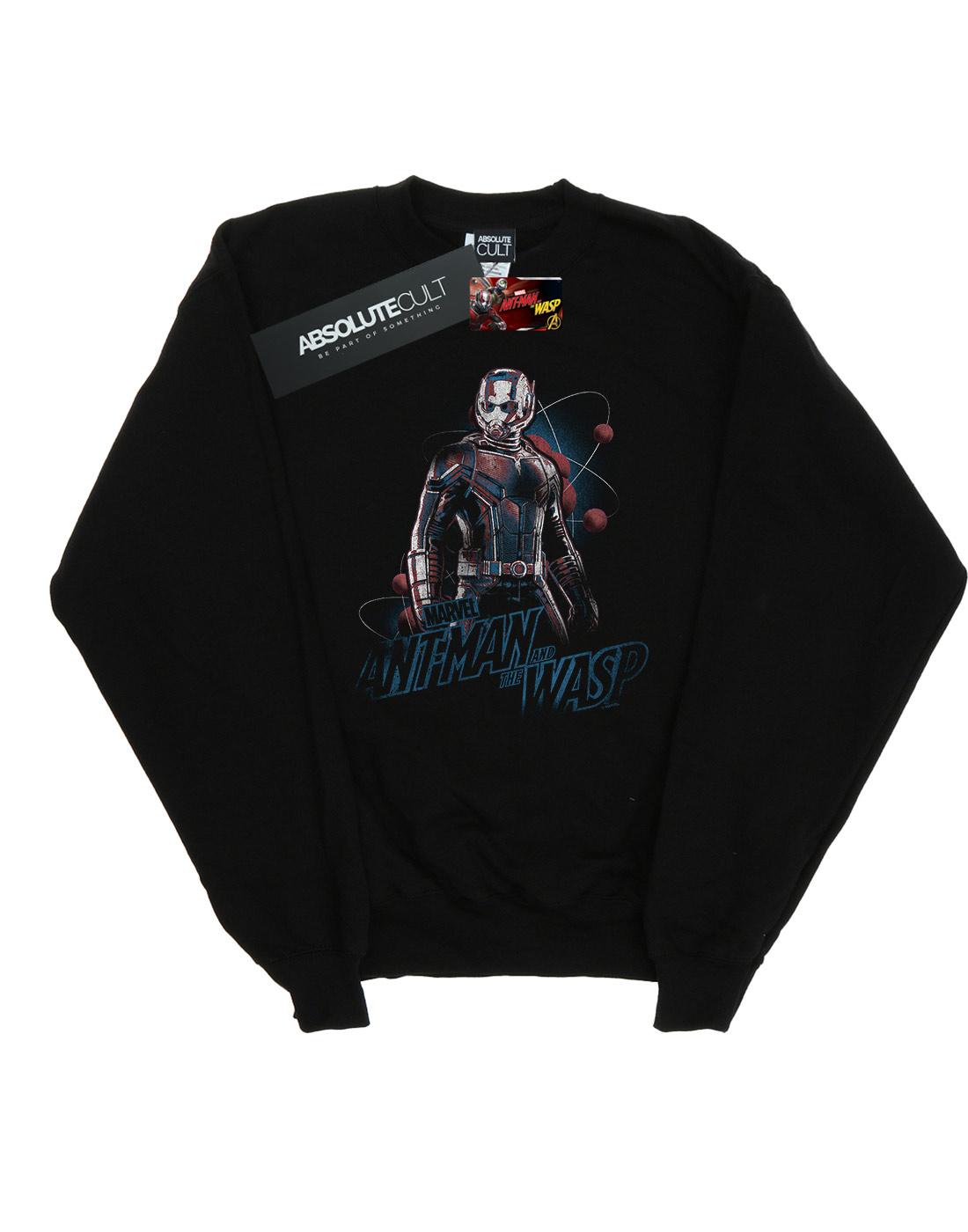 Black - Front - Marvel Girls Ant-Man And The Wasp Lab Pose Sweatshirt