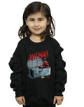 Black - Back - Marvel Girls Ant-Man And The Wasp Bathing Ant Sweatshirt