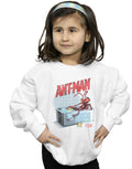 White - Back - Marvel Girls Ant-Man And The Wasp Bathing Ant Sweatshirt