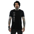 Black - Back - Justice League Mens Spray Logo Cotton T-Shirt