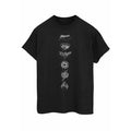 Black - Front - Justice League Mens Spray Logo Cotton T-Shirt