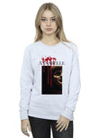 Sports Grey - Back - Annabelle Womens-Ladies Peep Poster Sweatshirt