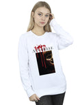 White - Back - Annabelle Womens-Ladies Peep Poster Sweatshirt