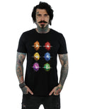 Black - Back - Avengers Infinity War Mens Infinity Stones Cotton T-Shirt