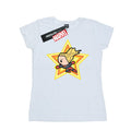 White - Front - Captain Marvel Womens-Ladies Kawaii Cotton T-Shirt