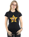 Black - Back - Captain Marvel Womens-Ladies Kawaii Cotton T-Shirt