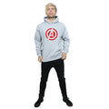 Sports Grey - Lifestyle - Avengers Assemble Mens Solid Cotton Logo Hoodie